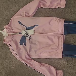 Girls 2 piece puma set